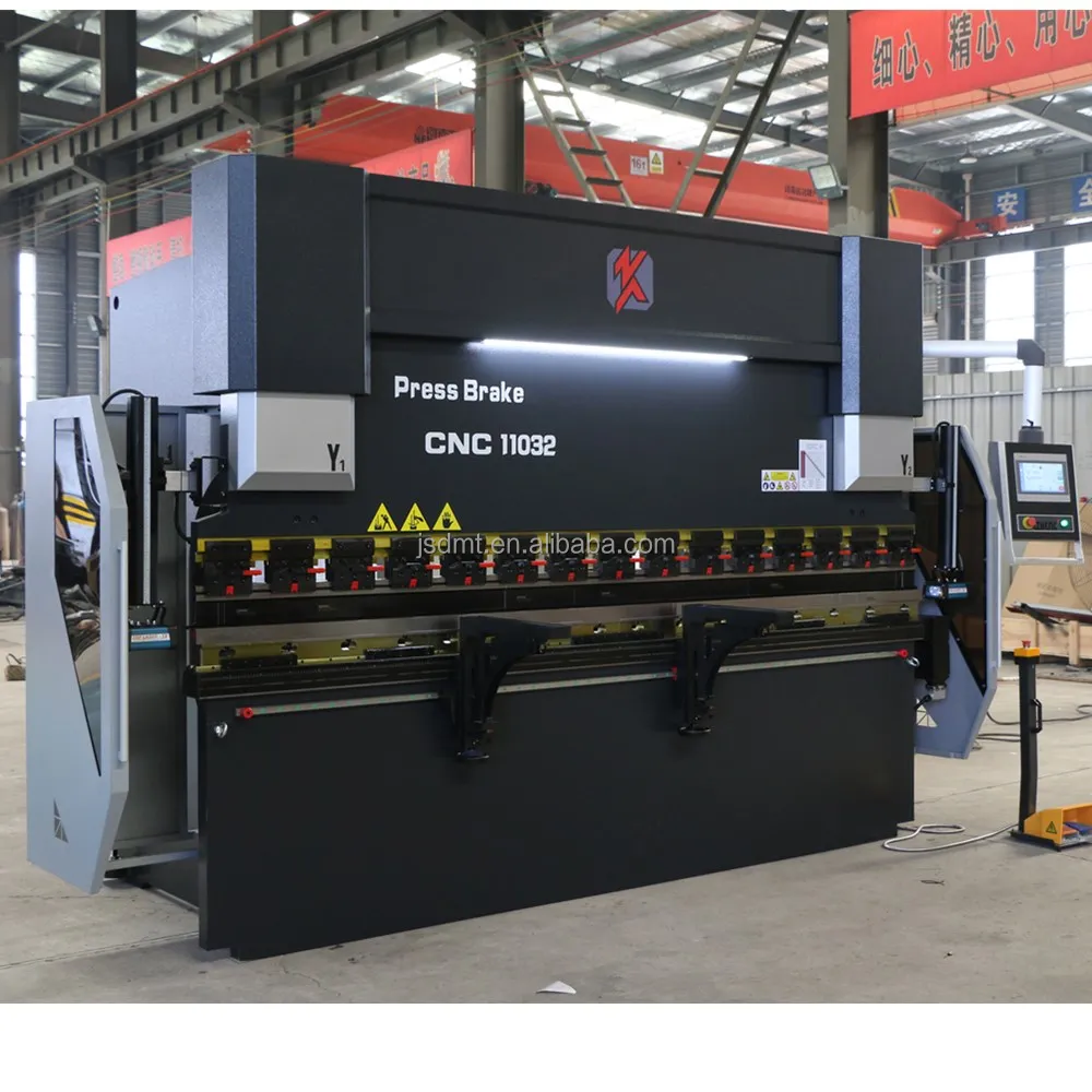 High precision Delem DA66T 3D Controller  HPB-130T3200  Electric Hydraulic Press Brake 8+1Axis