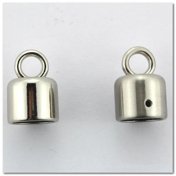 High quality metal tassel end caps for handbag