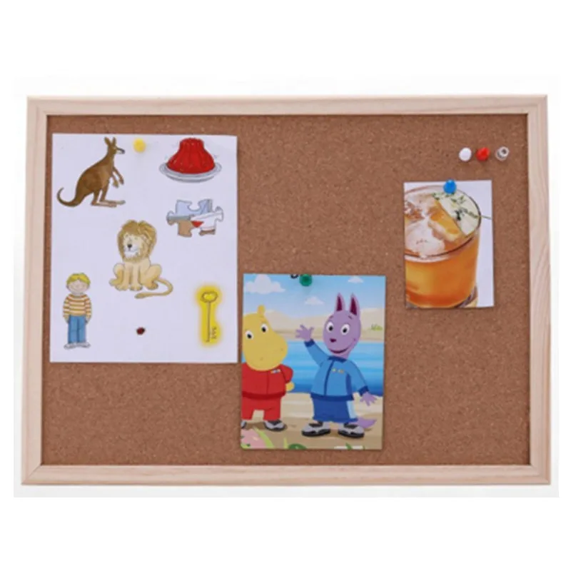 Amazon Hot Sale Wood Board with Linen 16*11 inch Bulletin Boards Wall Decor Hanging Pin Framed Display for School
