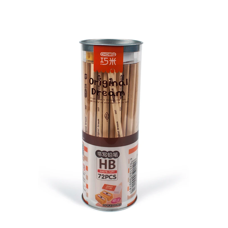 Natural end-cutted Wooden Graphite Pencils