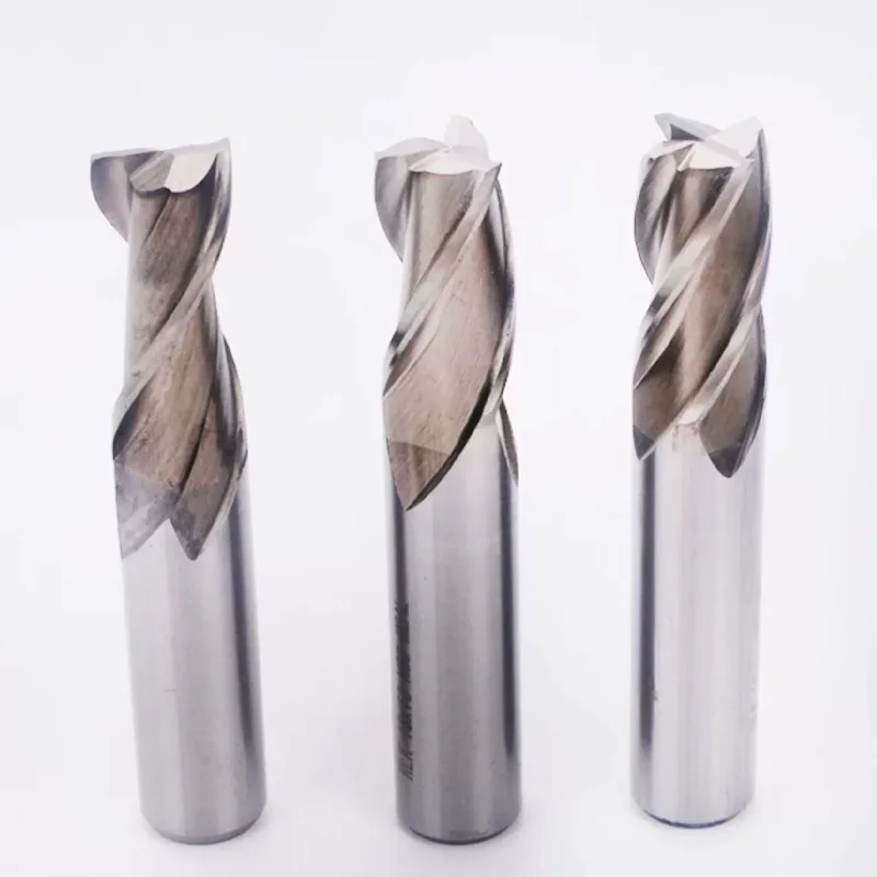 JR CNC Inch Size end mill 1/8 3/16 1/4 5/16 3/8 Customized HSS milling cutter for steel iron