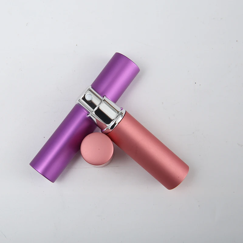 5ML 8ML 10ML 15ML 20ML Unique Beautiful Aluminum Empty Pocket Decorative Small Round Perfume Bottle