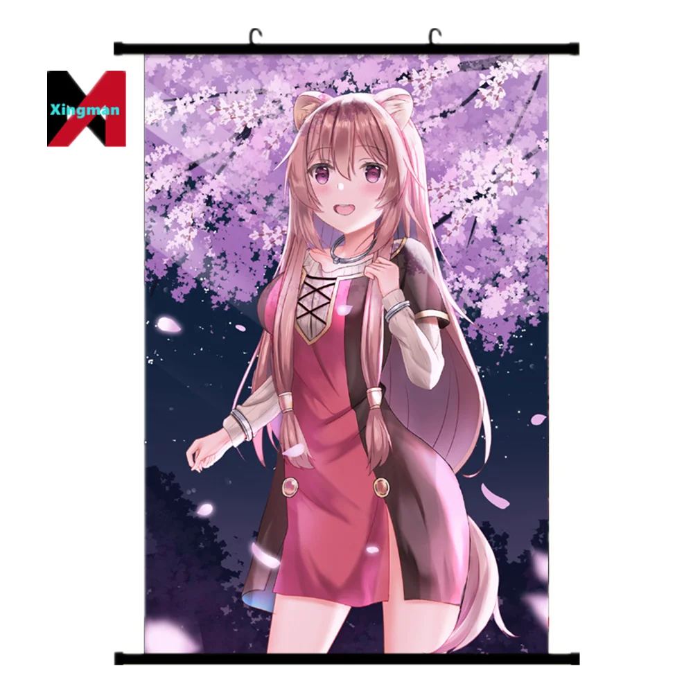 4 size 42 designs Rising of the Shield Hero Anime Silk Fabric Poster And Print Wall Art Picture Painting Home Decorations