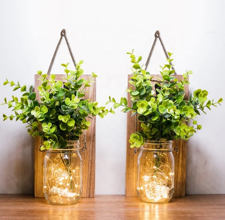 Decorative Flower High Quality Rose Bouquet Wooden Board Led Light Artificial Flowers For Festival Valentine Day Gift