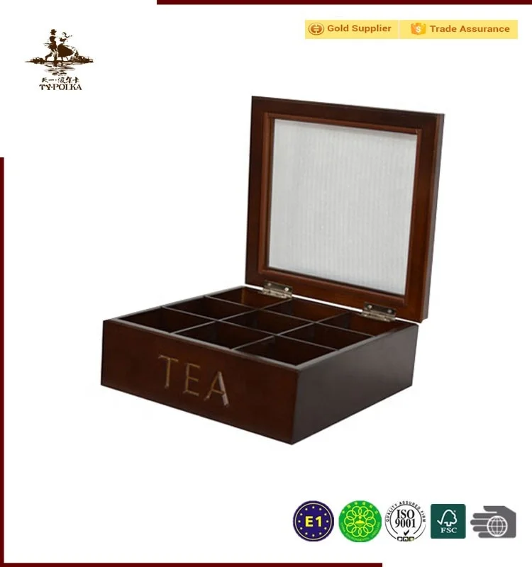 
Painted Wooden Handmade Box Wood Tea Boxes 