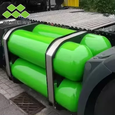 ECE R110 356mm 75L CNG Gas Cylinder Empty CNG Gas Tank Type-1 For Vehicle Seamless Steel Gas Cylinder
