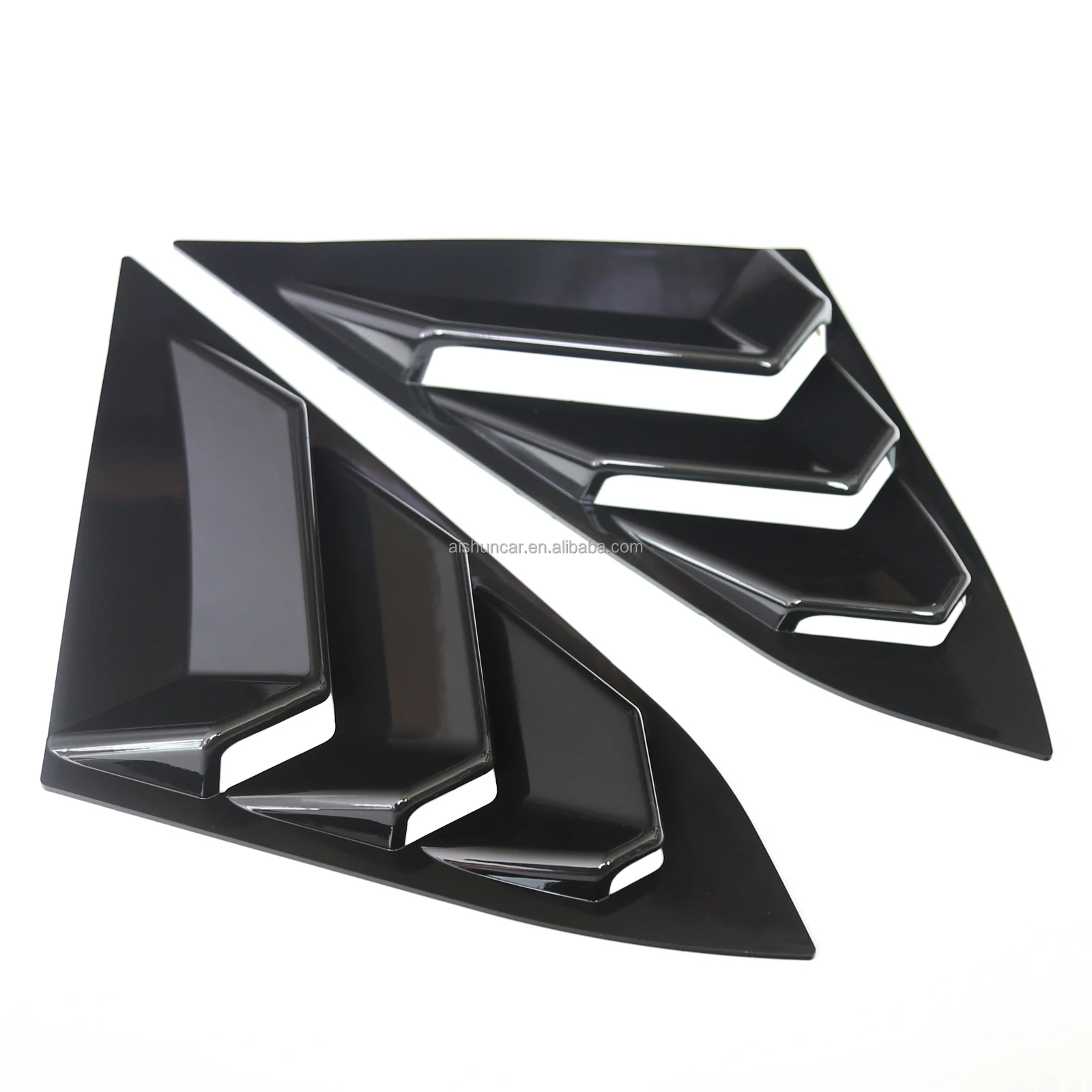 DTOUCH зажимы для заднего бокового окна гонки декоры ABS Стиль вентиляционная решетка жалюзи Совок Совместимость с Honda Civic 2016-2020