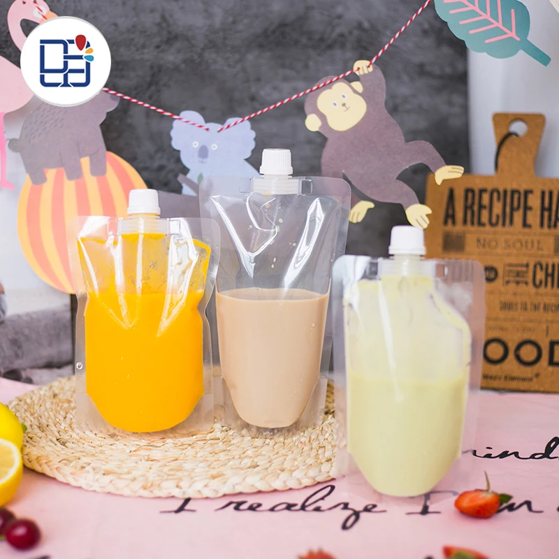 
Waterproof Spout Pouch Stand Up Pouches Liquid Plastic Screw Lid Bag On Sale 