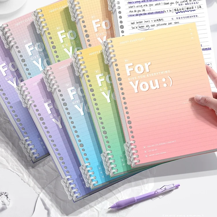 wholesale   New Original  A5 Loose Leaf Notebook Pvc Cover Binder 60 pages