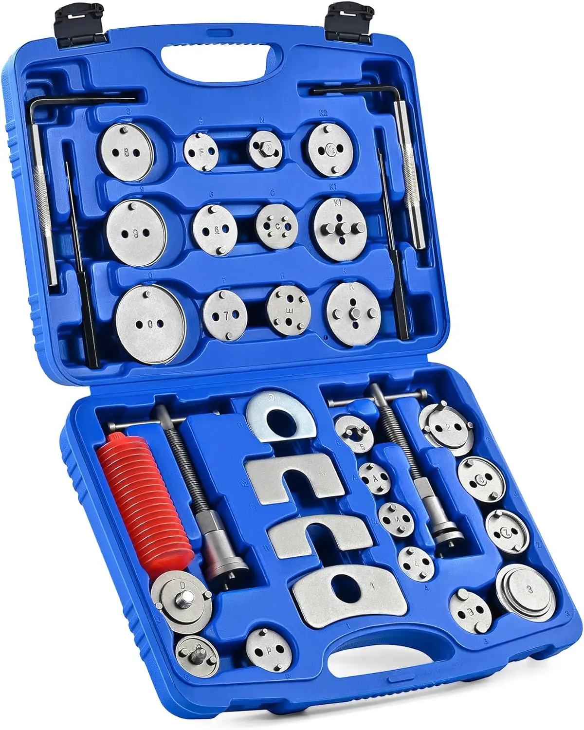 35 Piece Disc Brake Caliper Tool Kit, Heavy Duty Brake Caliper Compression Tool Kit for Brake Pad