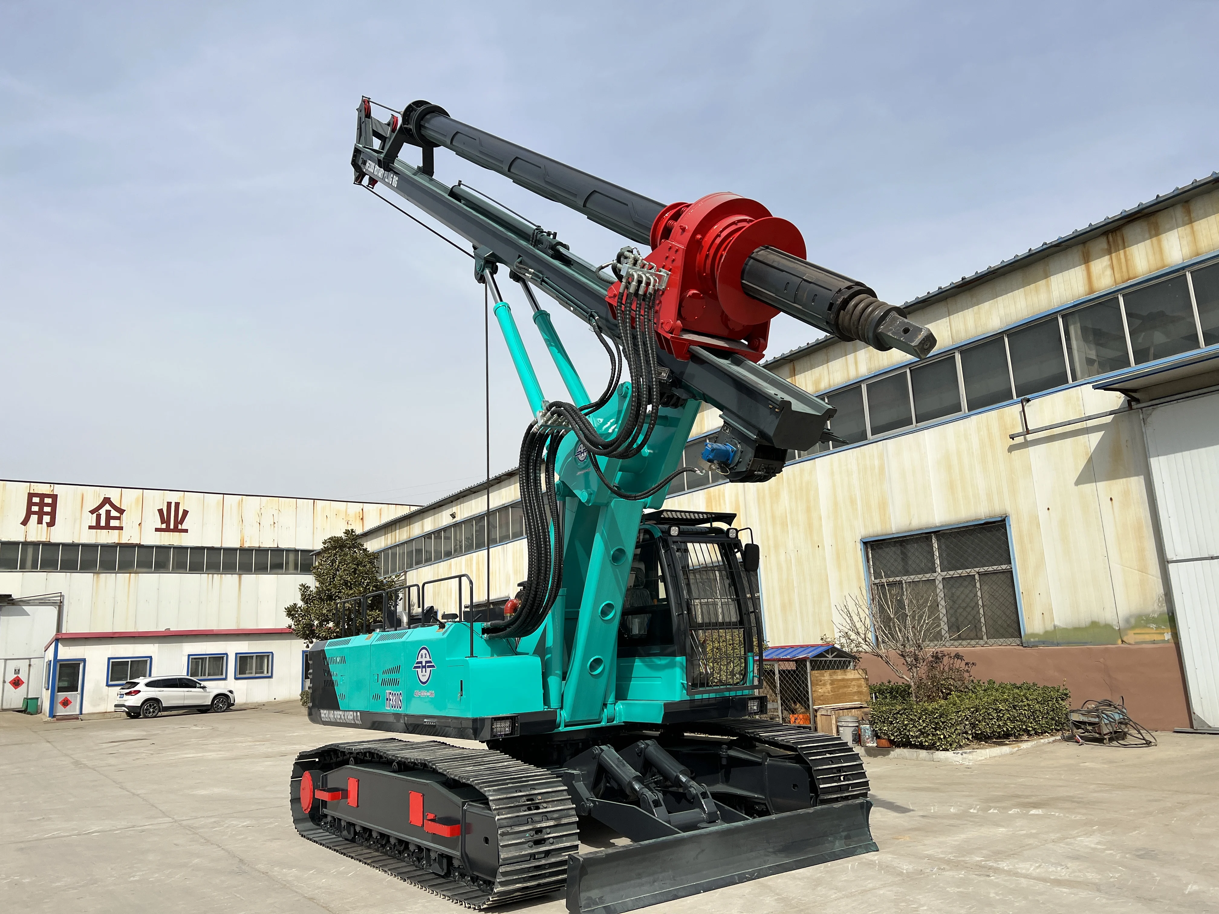 HF20+ Micropile Drilling Rig 40m rock Piling driver Rig rotary hammer price drilling machine mine drilling rig