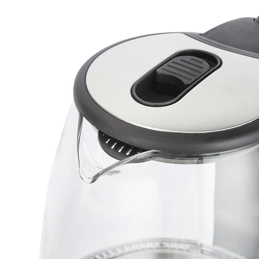 In stock wholesale 2.0l  electric kettle with auto shut-off glass body kettle electric for home