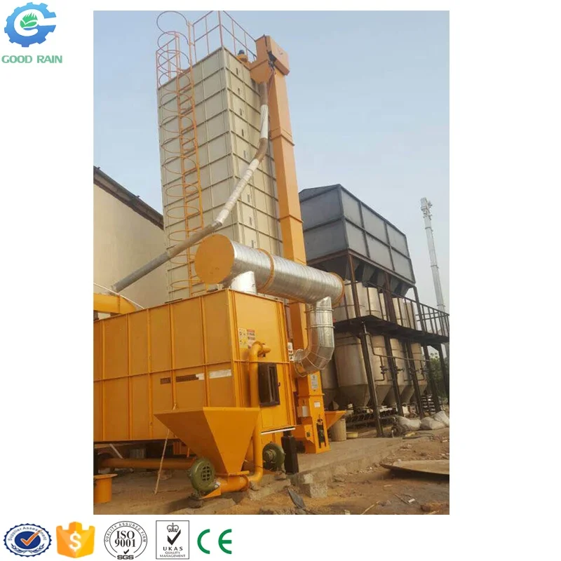 Mixed flow type 30 ton per batch hot air grain dryer machine