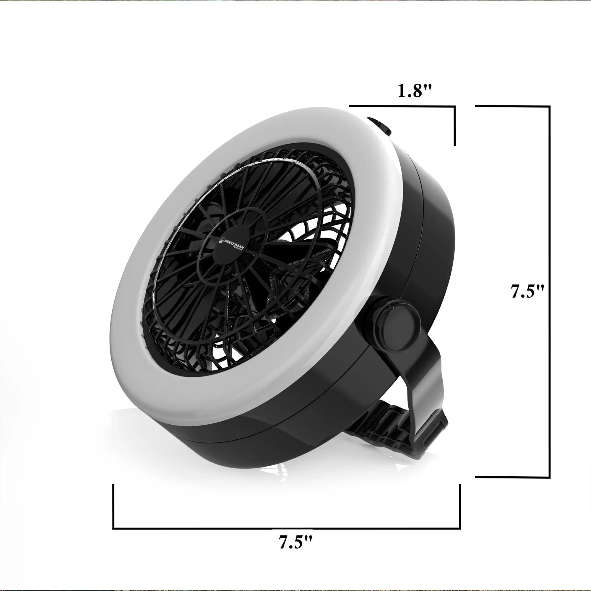  Outdoor 2-in-1 camping fan light portable USB and rechargeable battery led tent with