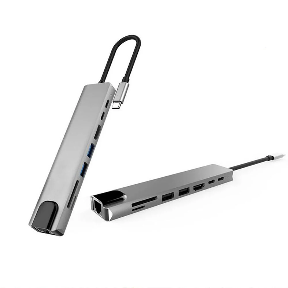  SIPU amazon Лидер продаж 2019 usb Тип c к hdmi адаптеру 8 в 1 комбинированный