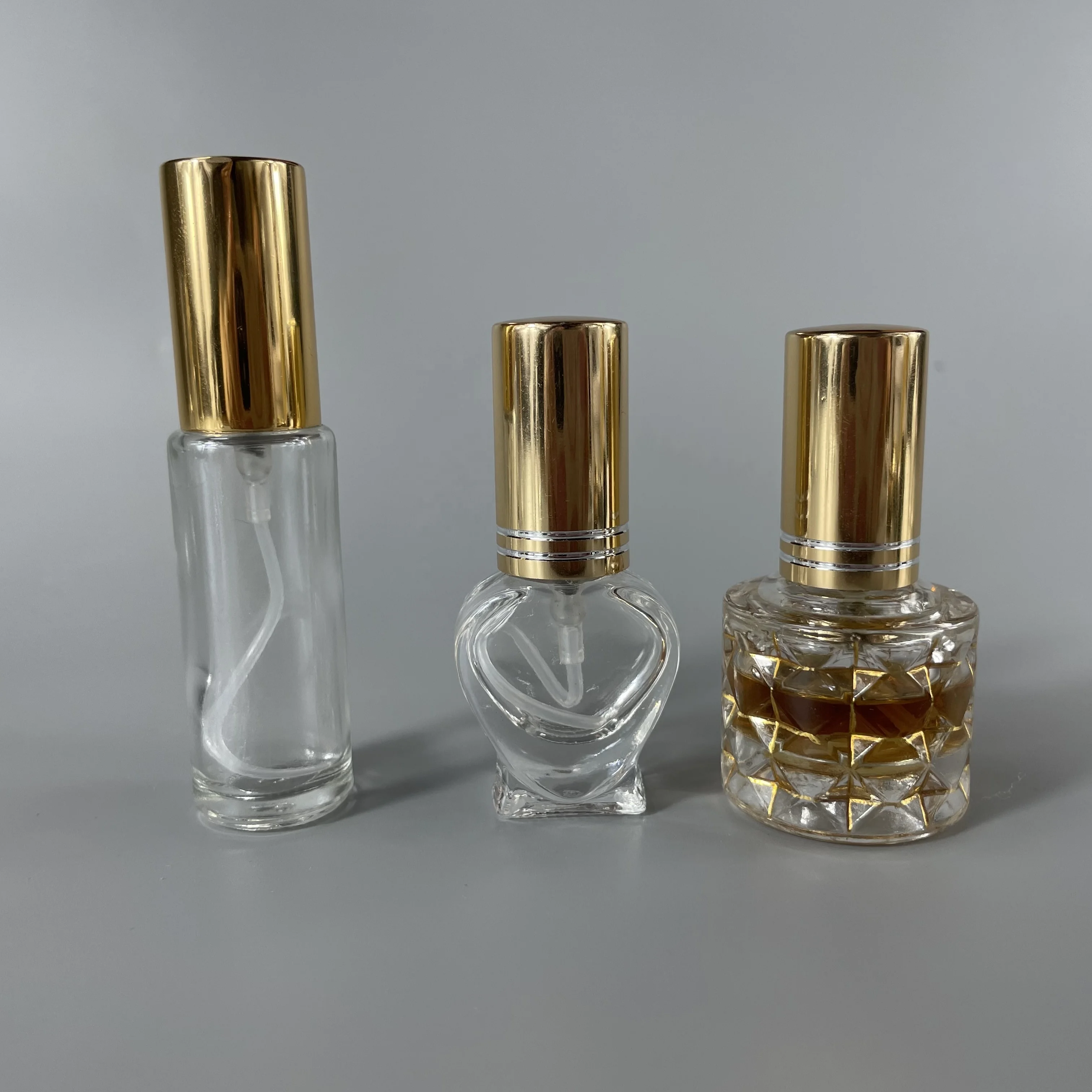 DIY Empty 2 ml 3 ml 5 ml glass perfume sample bottle packaging