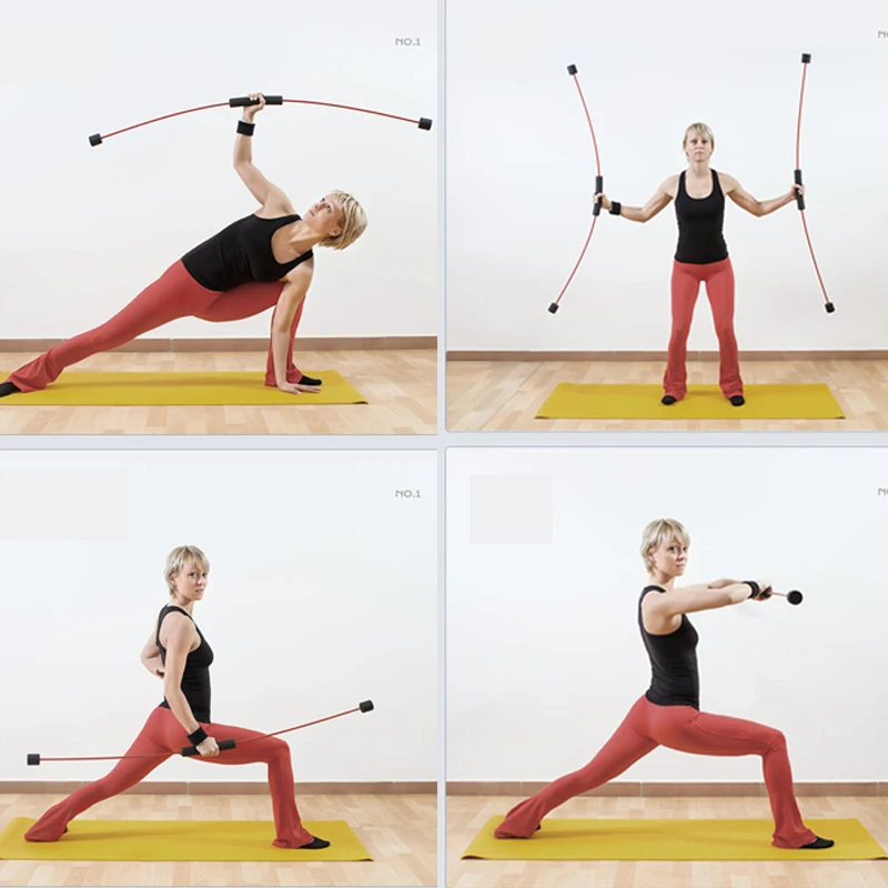 Popular Multifunctional Training Tremor Elastic Bar Weighted Workout Total Body Exercise Bar Bodyblade Flexi Bar