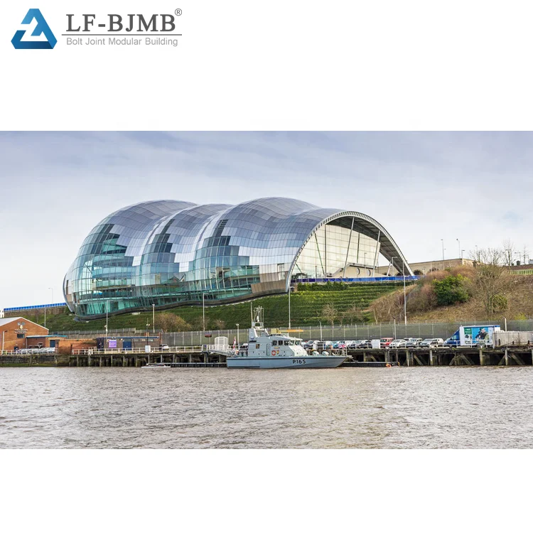 Long-Span Steel Structure Glass Atrium Roof