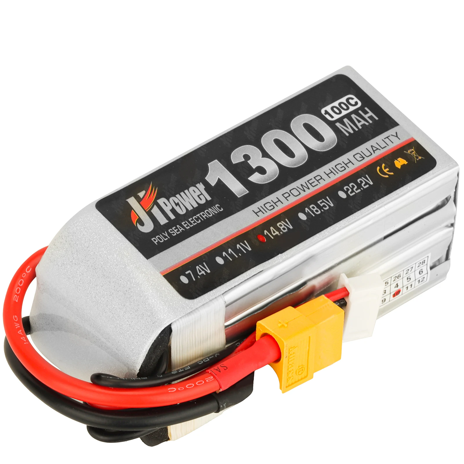 High Quality Juhai 1300mah 5S 100C Excellent And Long Battery Life For Drone Lipo Drone Battery Lipo Battery