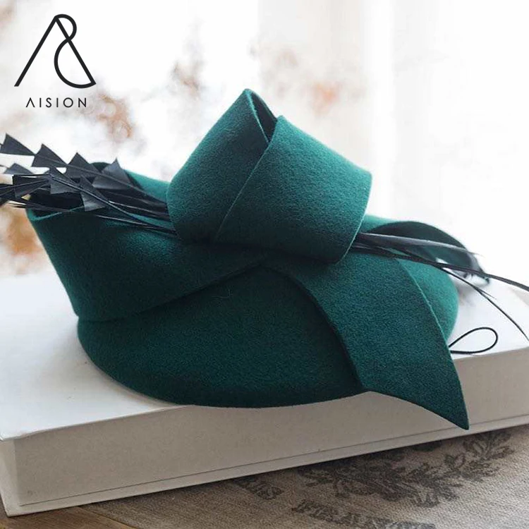 England Style Elegant Flower Pillbox Fedora party Wedding Cocktail Hat For Ladies Women