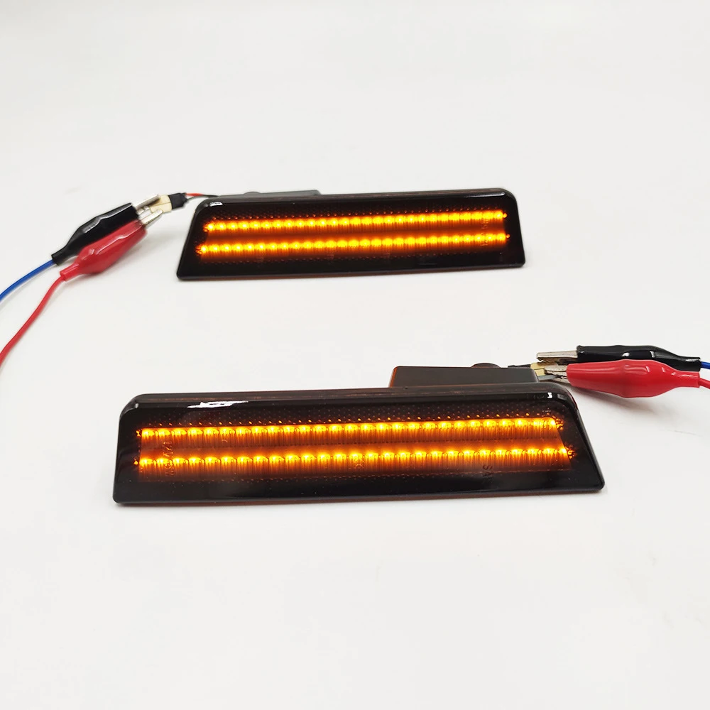 Car Accessories LED Side Marker Lights Bumper Lamps for Dodge Challenger Charger