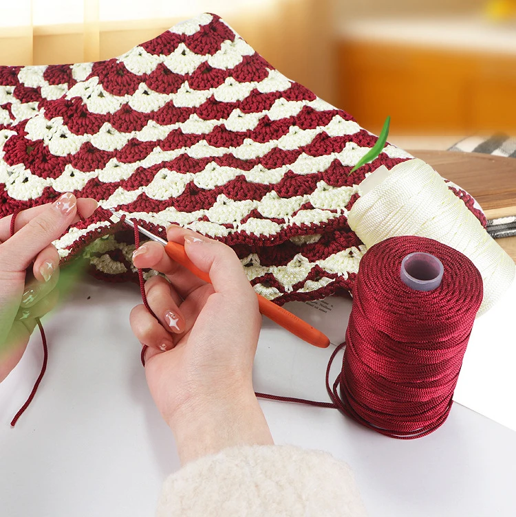 High Tenacity Flat Shiny Ice Thread