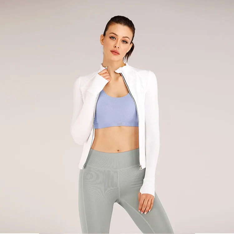 
OEM Women Fashion Running Slim Fit Active Sport Jacket Outwear 