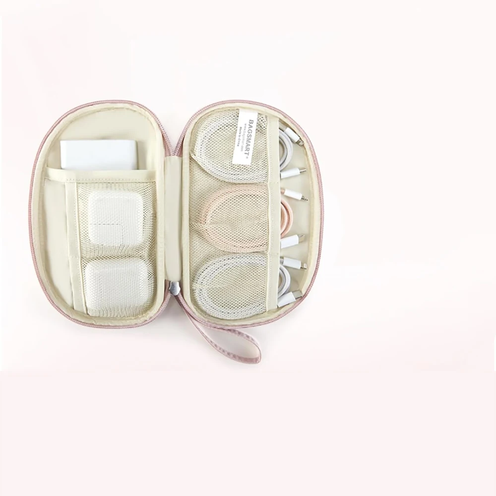 Zipper Compact Laptop Cords Accessories Lightweight Portable Custom Travel Storage Bag for Women Christmas Gift