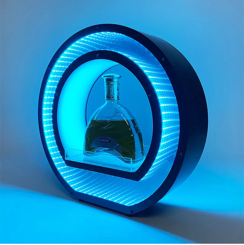 nightclub lounge luminous custom VIP bottle service presenter glorifiers sign for vodka whiskey wine tequila champagne XO VSOP
