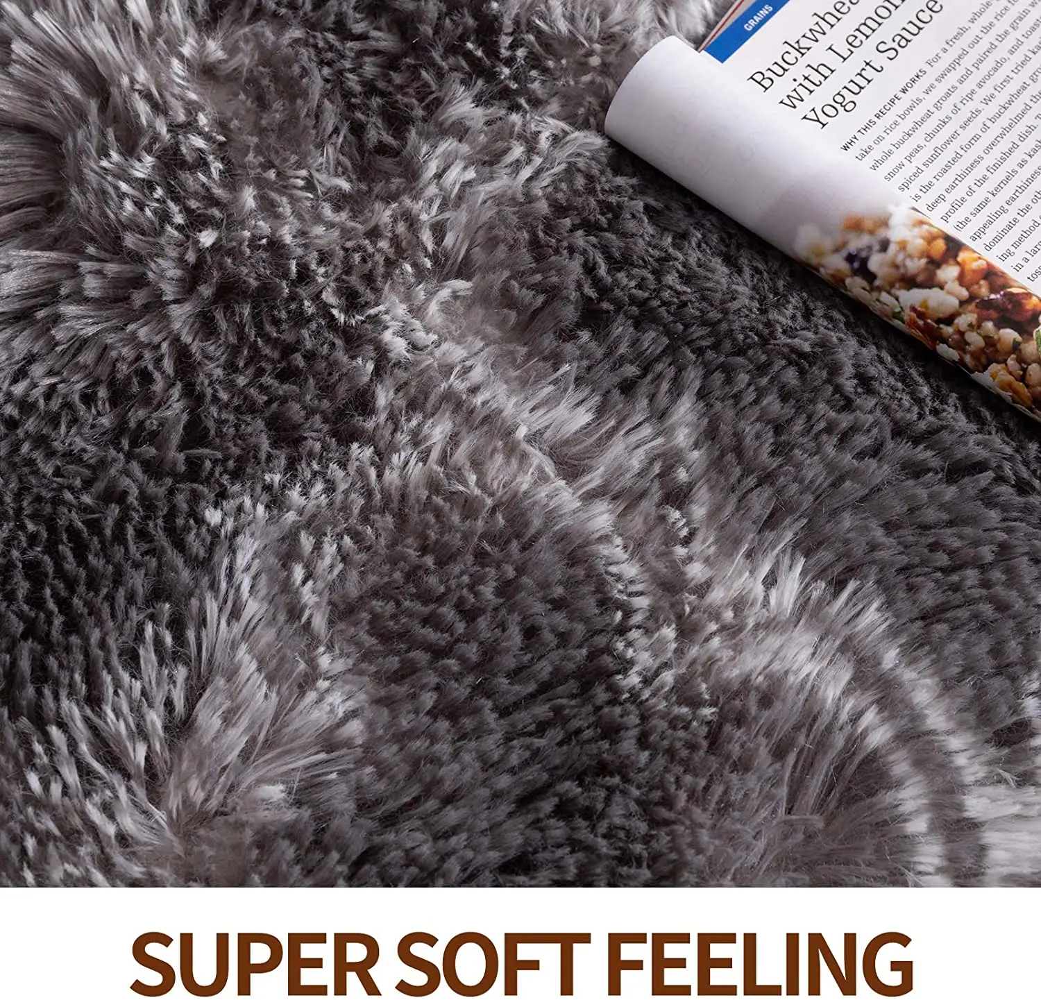 Sofa Luxury Carpet polyester shaggy rug Christmas area rugs for living room