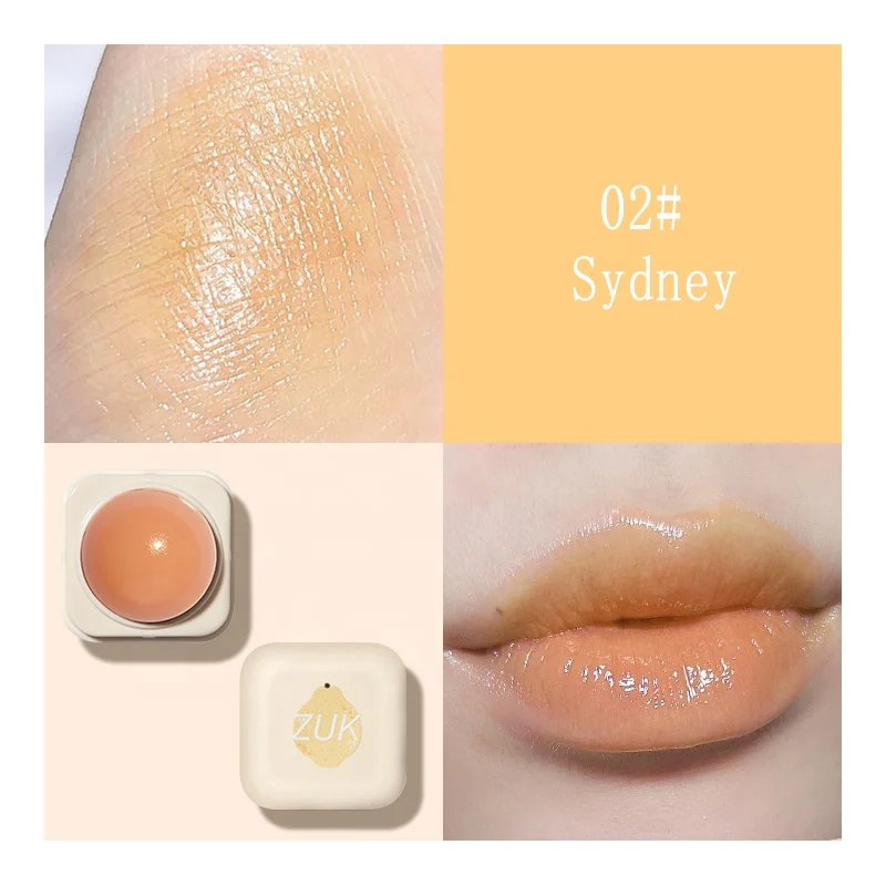 Dropshipping Lipstick Balm Ball Moisturizing Nourishing Lip Private Label Makeup Cosmetic Vitamin C Lips Care Tinted Lip Balm