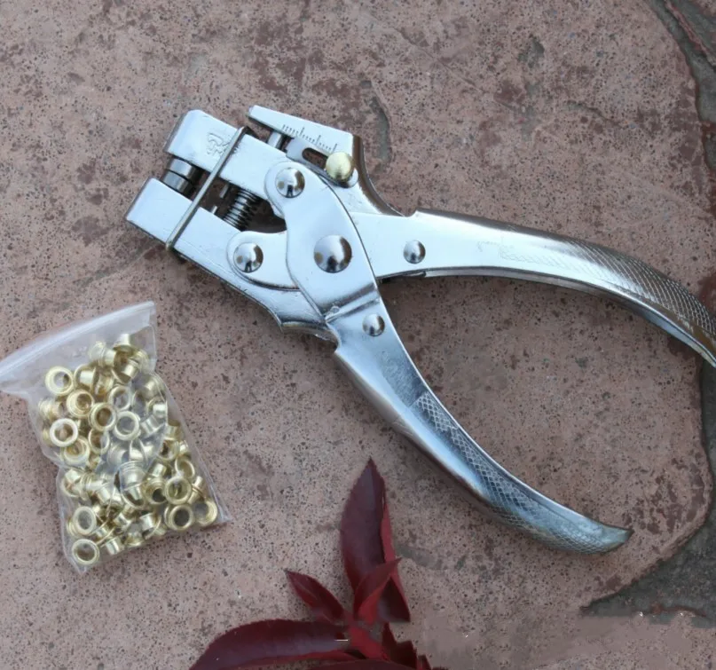 
rivet plier drilling punching pliers shoe eyelet metal button pliers 