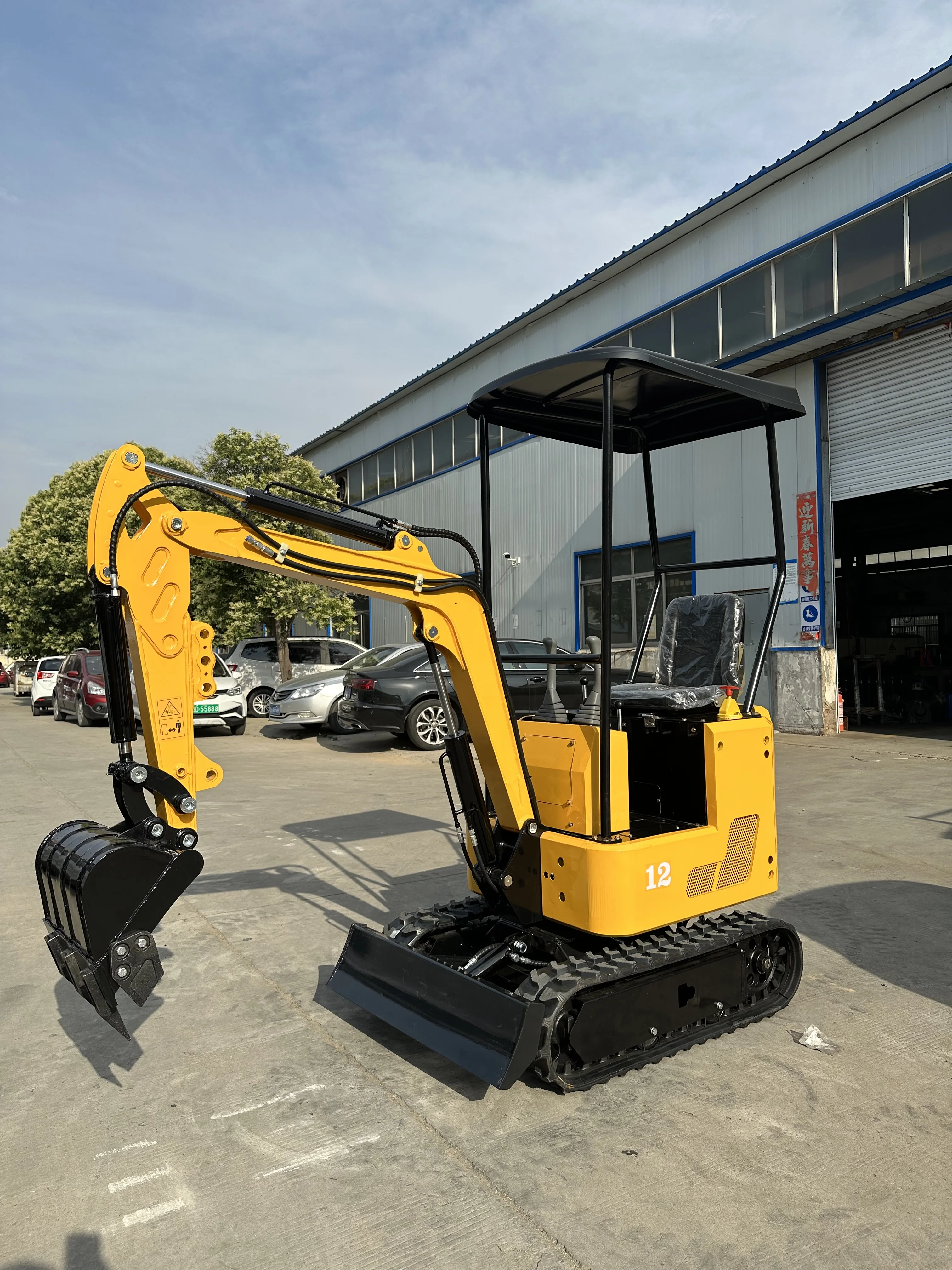 Free Shipping EPA Certified Mini Excavator 0.8 Ton to 4 Ton Crawler Type with Hydraulic Bucket Small Micro Digger Machine Sale