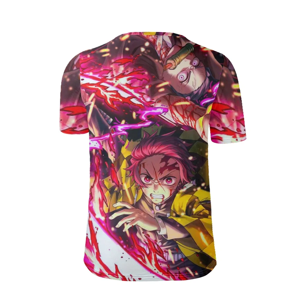 Demon slayer blade character costume boy clothing digital printed t shirts kids anime shirt o neck Graphic best summer clothing
