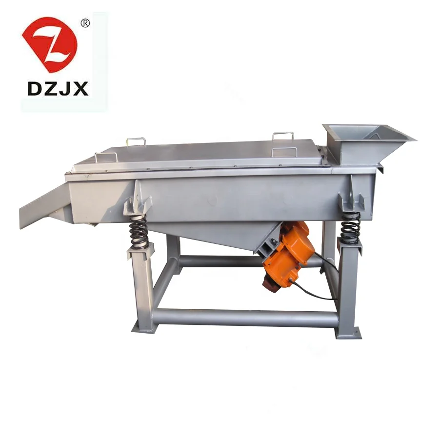 DZJX 1 2 3 4 Decks Horizontal Powder Sand Linear Screen Vibrating Sifter Vibratory Grading Sieve Vibro Sieving Machine