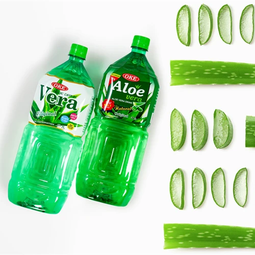 500ml/1.5L/2L  Aloe Vera  Beverage Low Carb Healthy Juice Aloe Vera Drink with Pulp