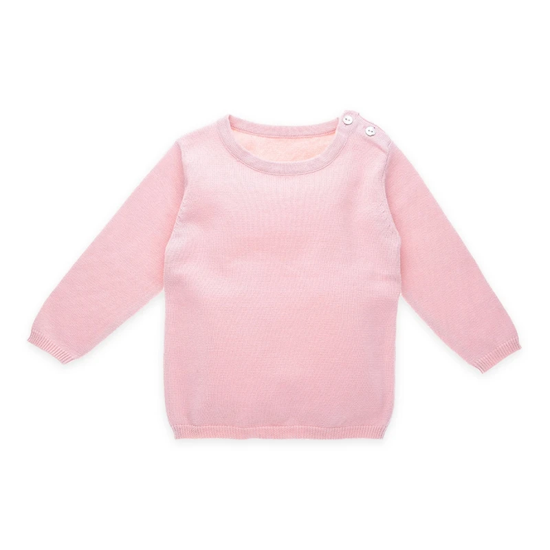 
Stock Clearance Wholesale Solid Knit Unisex Knitwear Baby Pullover Sweater 
