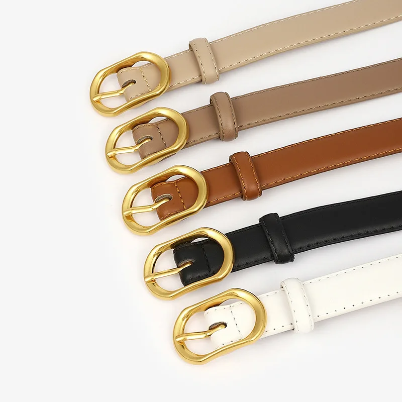 Korean Style PU Jeans Waist Belt Woman Leisure Casual Pin Buckle Student Belt Fashion