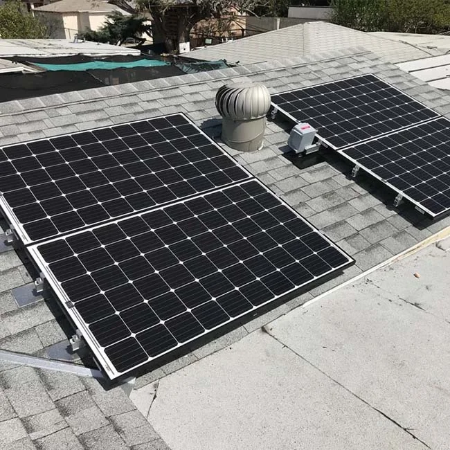 Easy Installation Solar Flat Roof Pv Brackets Fixed Ballast Flat Roof Solar Pv Panel Mounting/Mounts System Solar Mounting