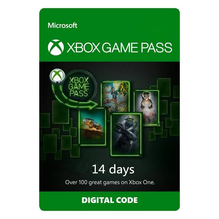 
Xbox one game pass for console 14days 