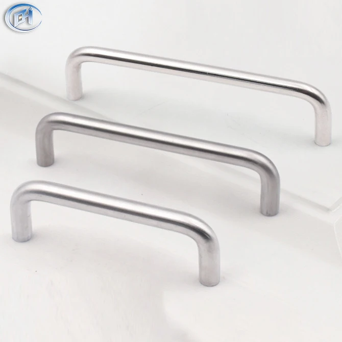 BN Customized High Quality Round Bar Stainless Steel Furniture Drawer Cabinet Handles