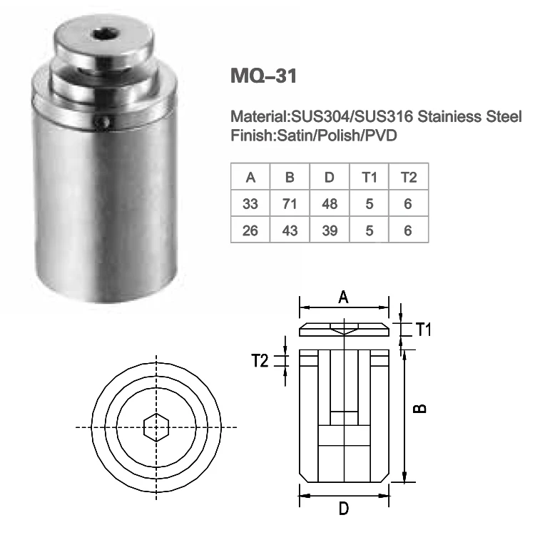 Stainless steel Zinc Alloy Round Glass Spider Routel Wall Mounted Glass Canopy Spiders Plate Connector Holder Fittings