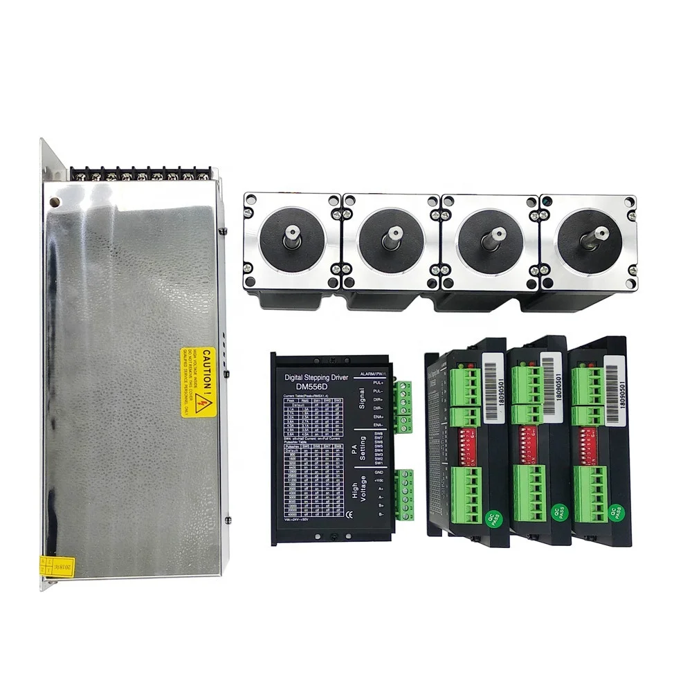 milling machine 4 axis nema23 cnc stepper motor kit