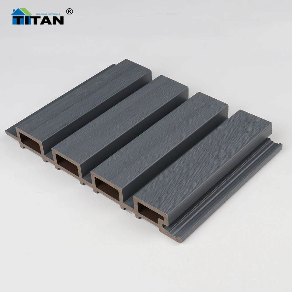 Decorative Lambrin Wpc Co-Extruded External Wpc Exterior Wall Cladding 3D Textured Wall Panels Pannelli Wpc Esterno