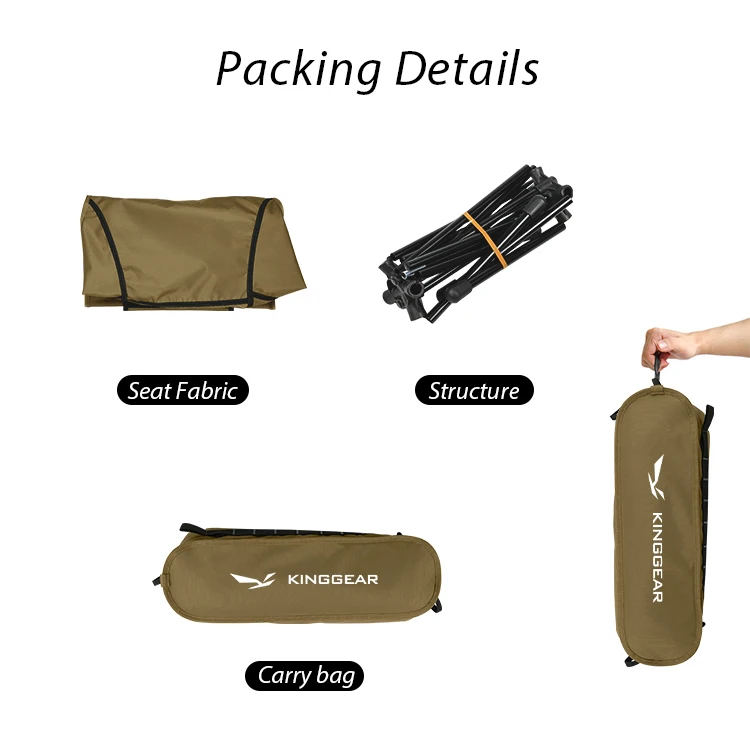 Wholesale Outdoor Cheap Custom Lightweight Aluminum Adjustable Ultralight Portable Light Folded Beach Foldable Camp Chair