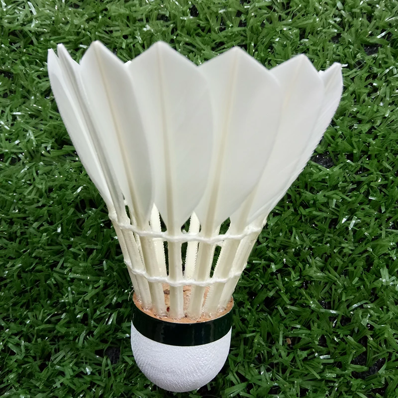 
Hot Sales Good Quality Goose Feather Badminton Shuttlecock 