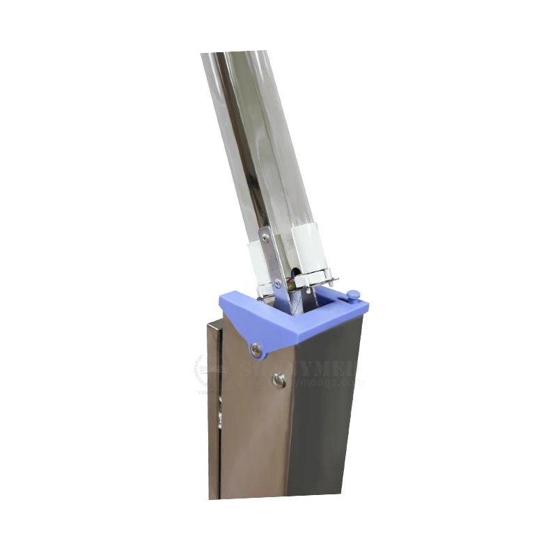 SY-T028 High Quality Pet shop or store or hospital Veterinary equipment Stainless steel Luxury2*30 4*30w uv lamp trolley