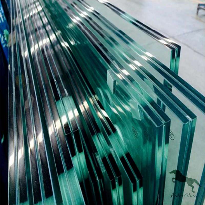 Standard 10mm 12mm Thick Tempered Safty Glass Fence Panels