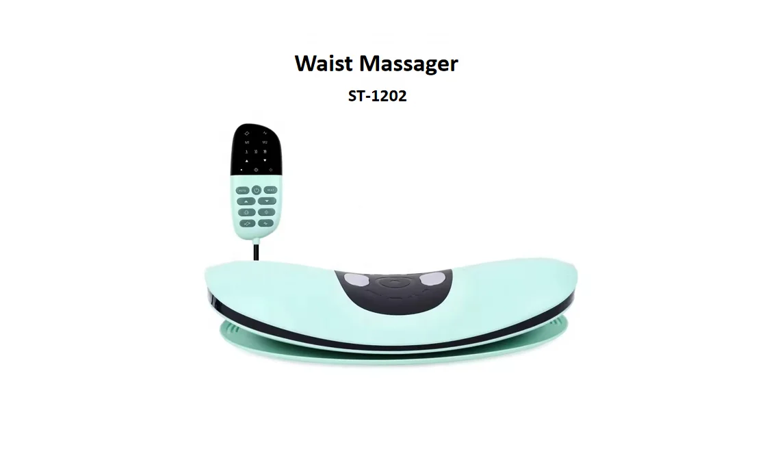 VCT Electric EMS Muscle Stimulator Dynamic Waist Heating Machine & Lower Back Stretcher Lumbar Traction Massager for Leg