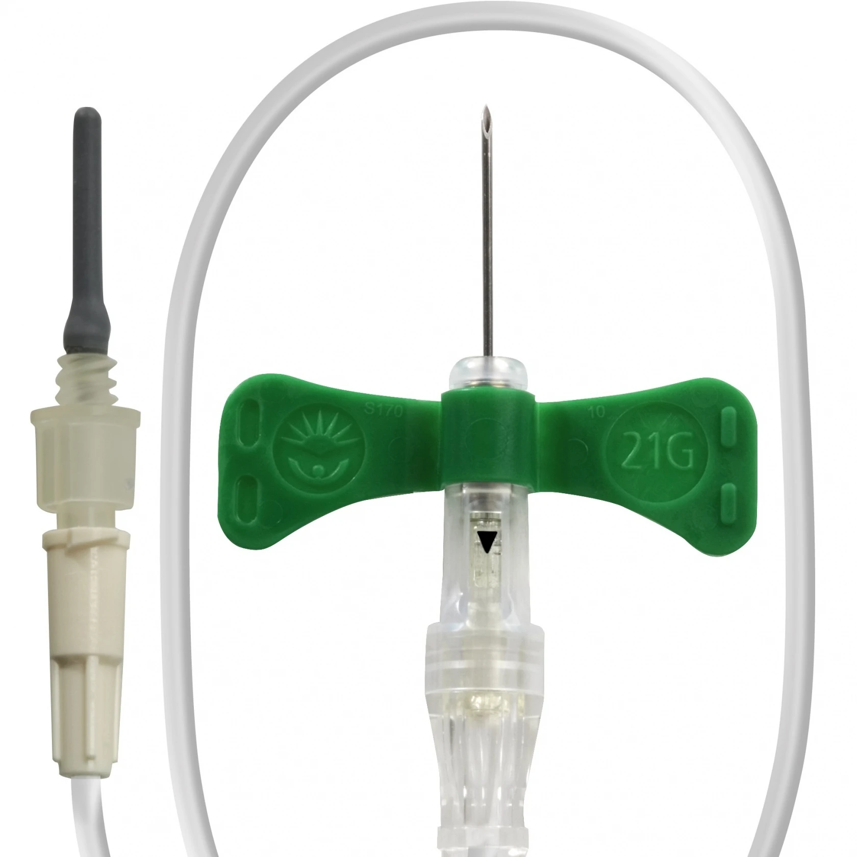 Gauge butterfly needle for prp butterfly needle 21g